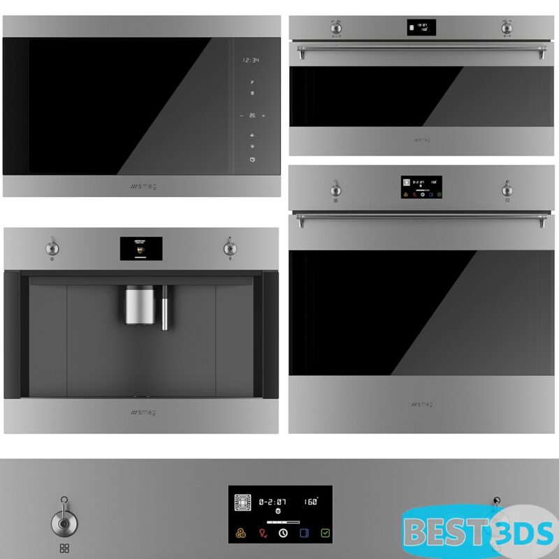 SMEG kitchen appliance set 03