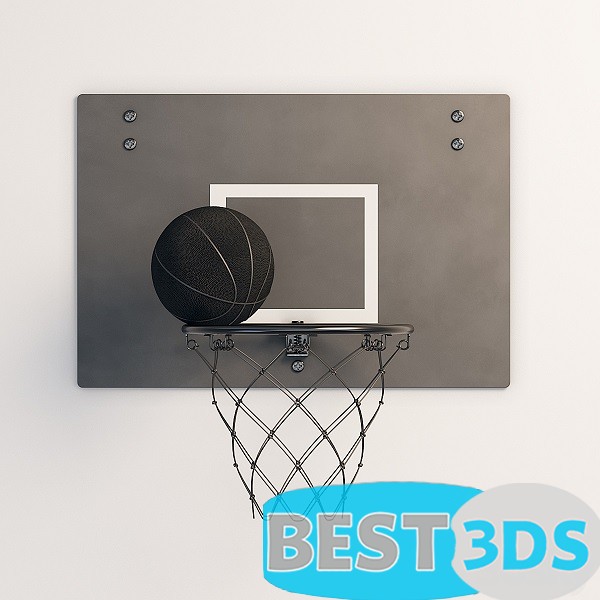 Panier et ballon de basketball SPANST
