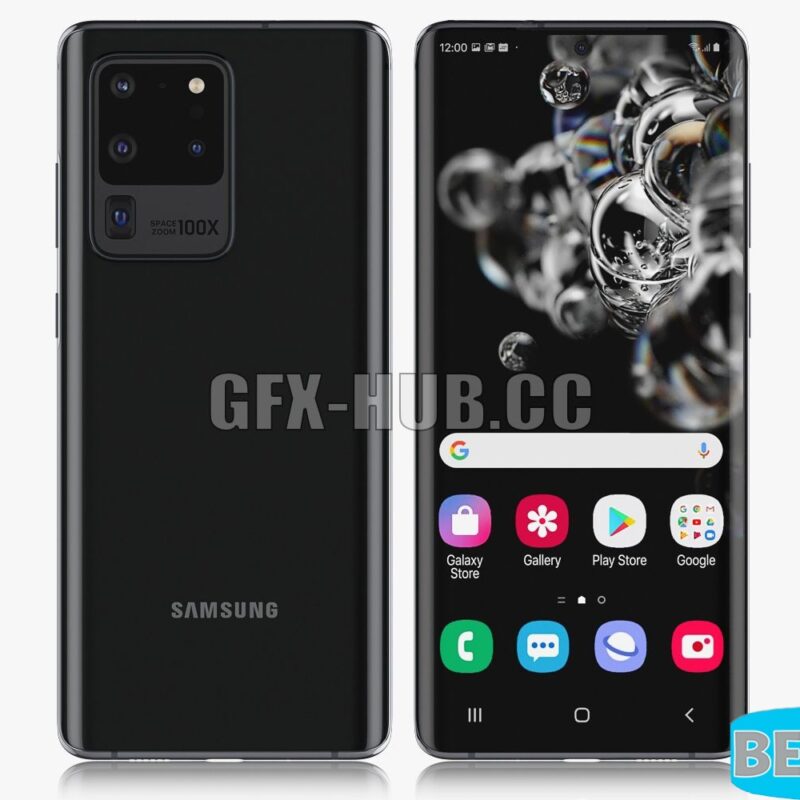 Modèle 3D de Samsung Galaxy 20 Ultra 5G