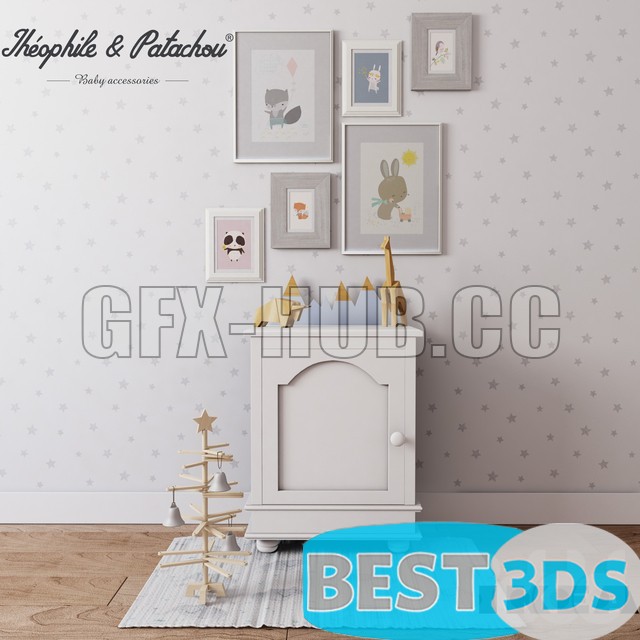 Pack model 3D- Equipement D'enfant – Image 62