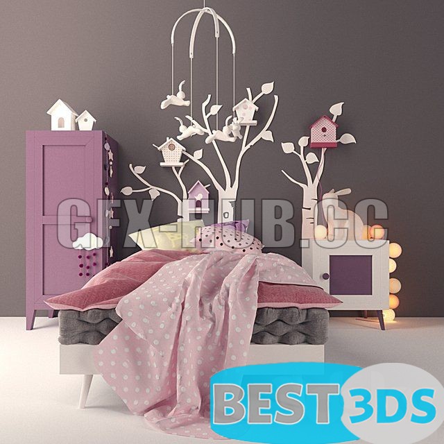 Pack model 3D- Chambre D'enfant – Image 17