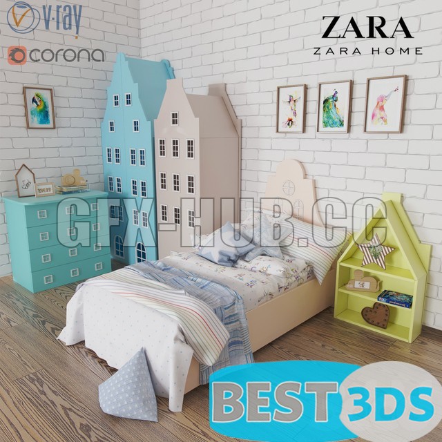 Pack model 3D- Chambre D'enfant – Image 7