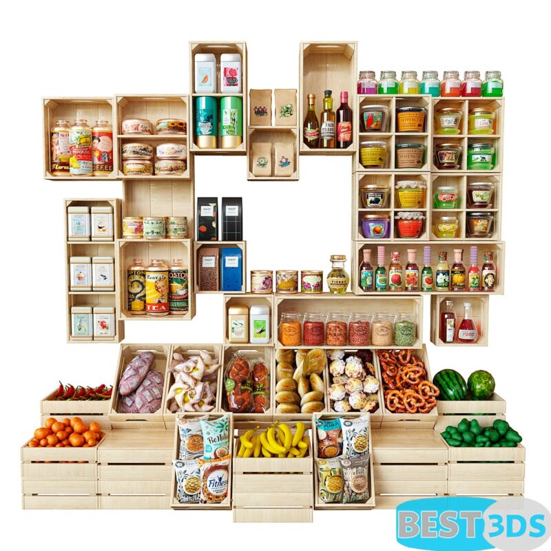 Étagère de magasin-