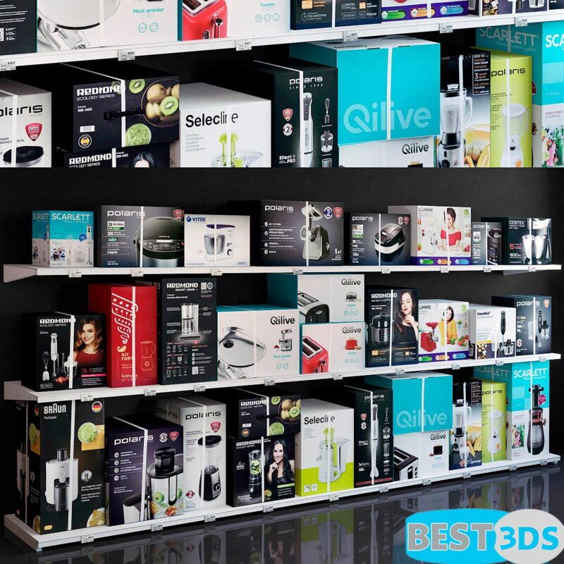 Modèle 3D de Showcase 035 Household appliances