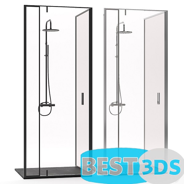 Cabine + système de douche Carlo Frattini