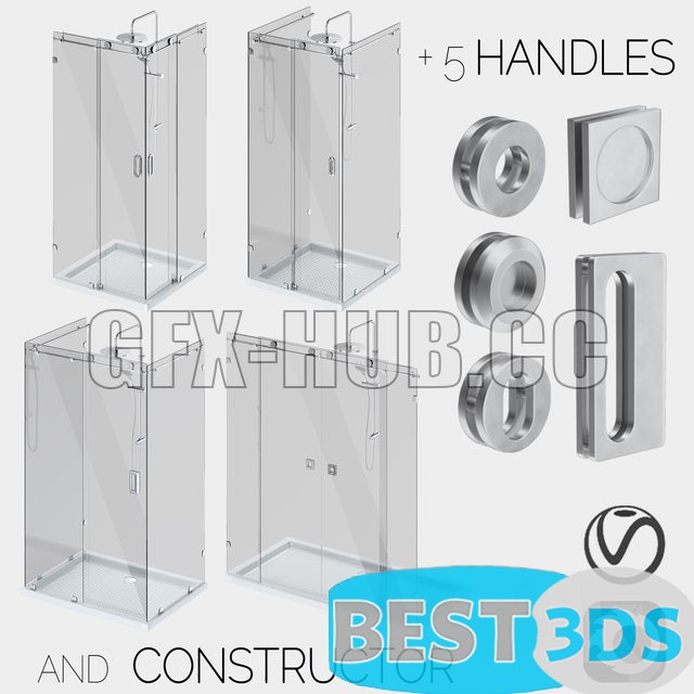 Cabine de douche--Sliding Glass