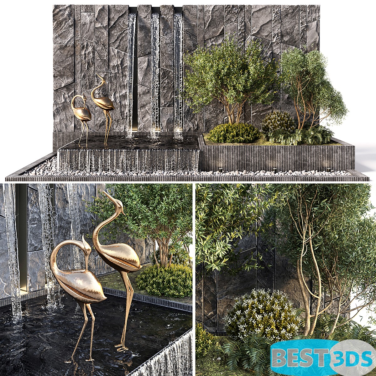 Pack model 3D- Buisson – Image 14