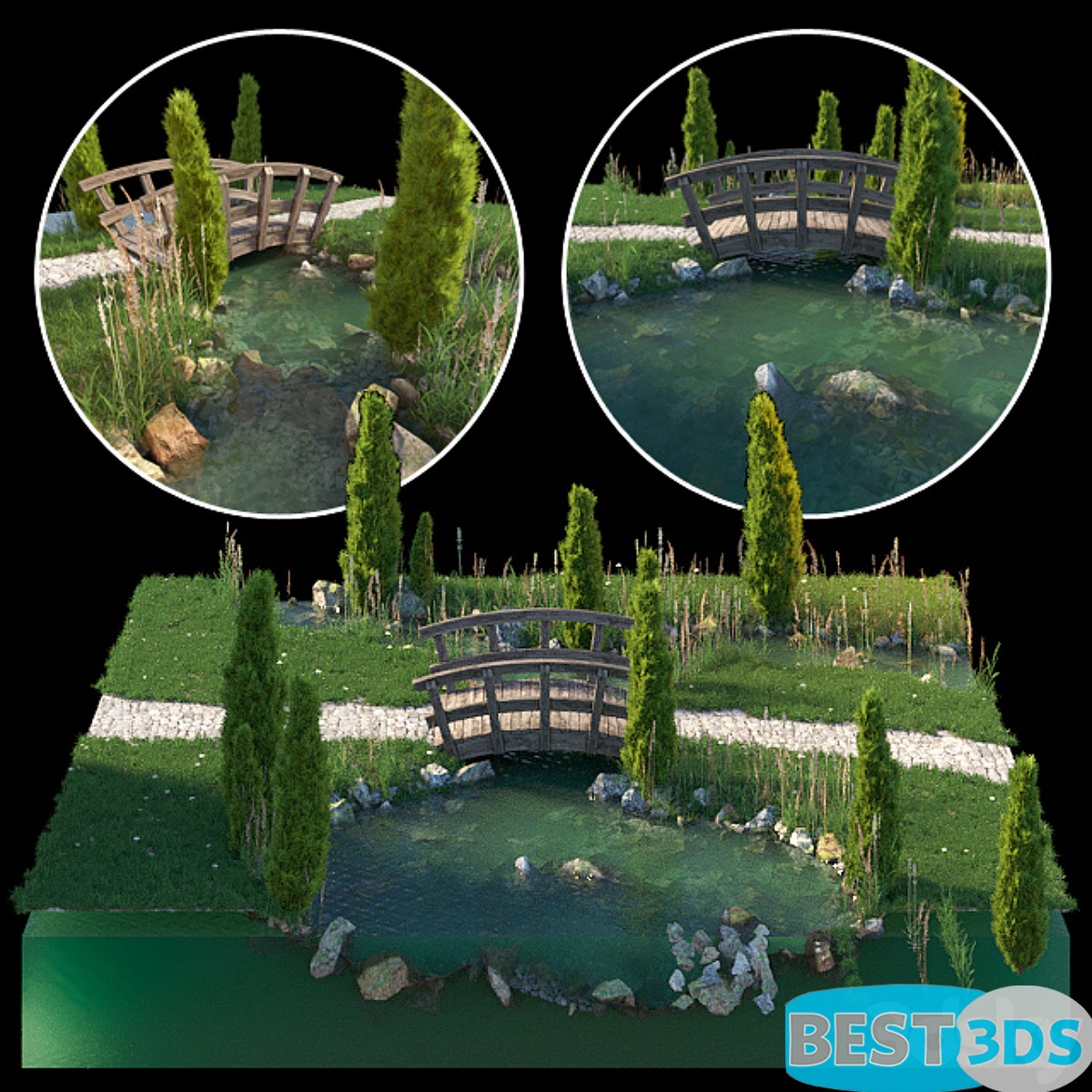 Pack model 3D- Buisson – Image 13