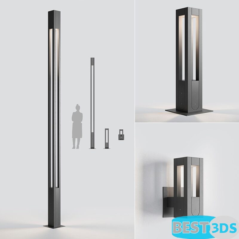 Pack model 3D- Eclairage de L'extérieur
