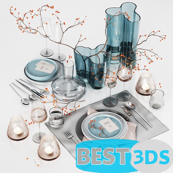 Accessoire de cuisine -Table Setting With Rowan