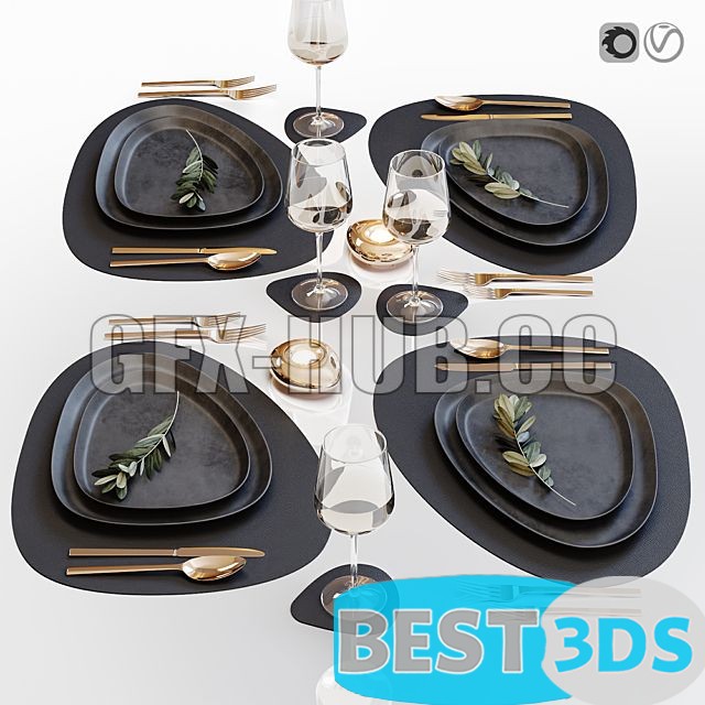 Accessoire de cuisine -Table Setting 32