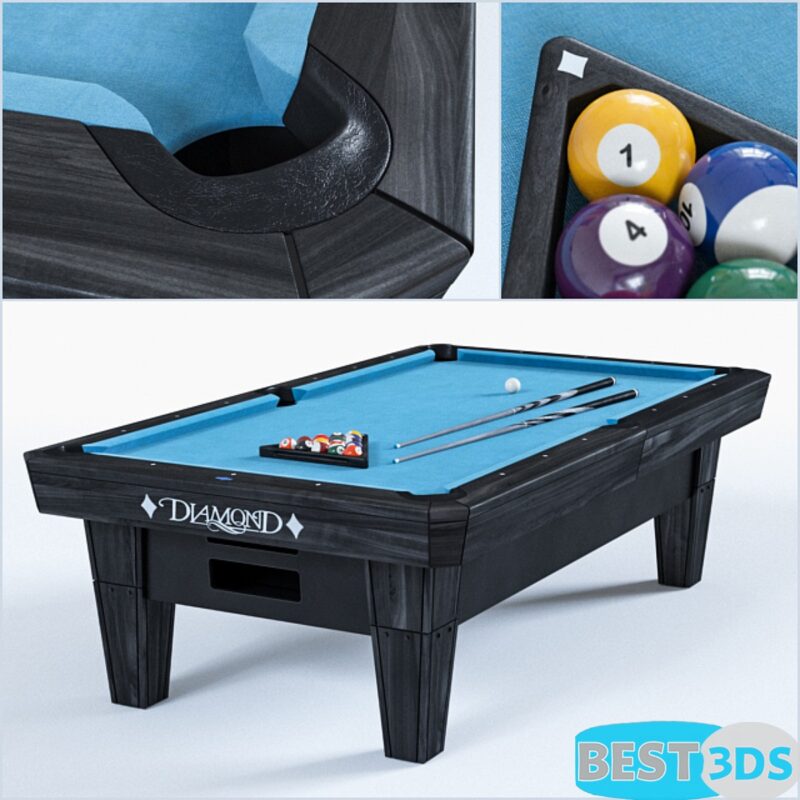 Table de billard Diamond 8 PRO-AM