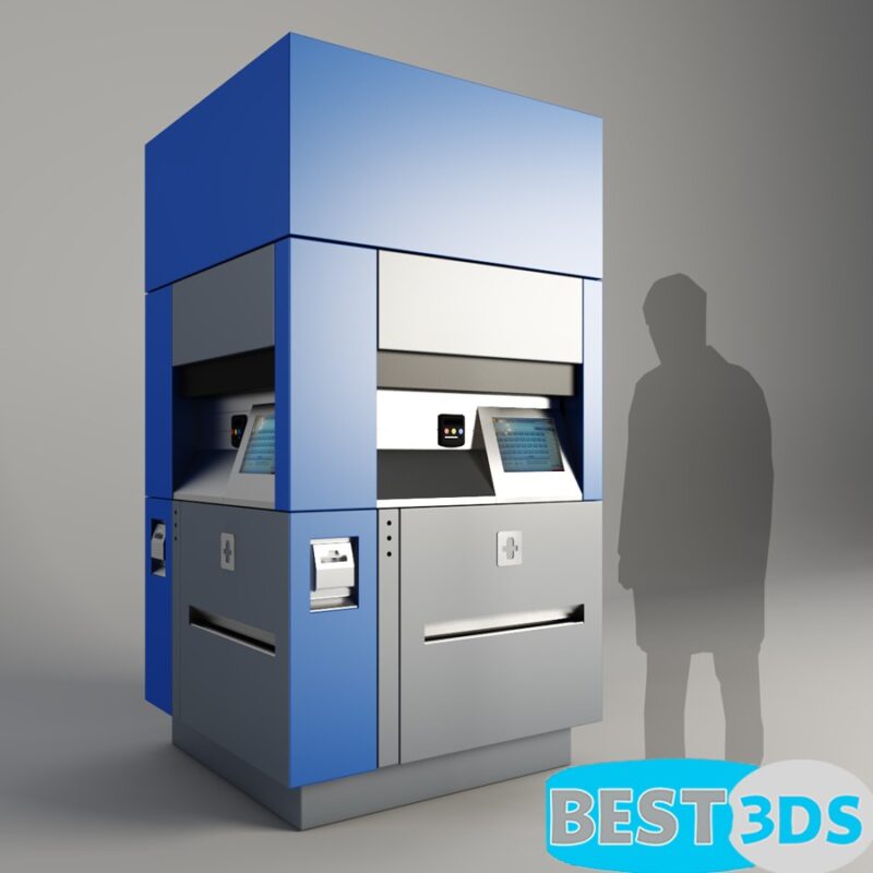 Modèle 3D de Ticket Terminal