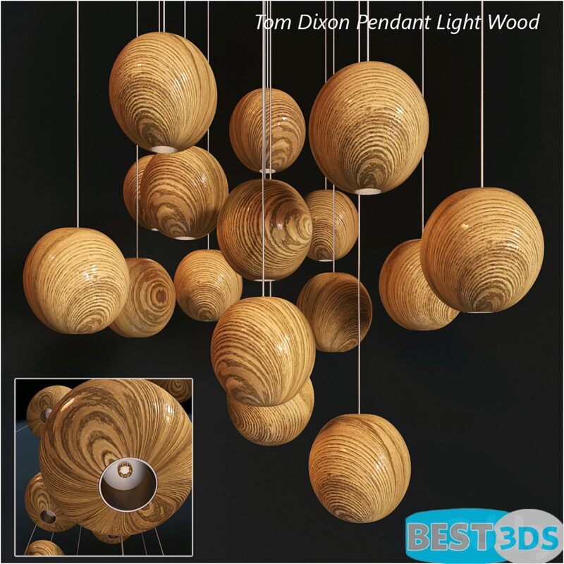 Suspension bois Tom Dixon