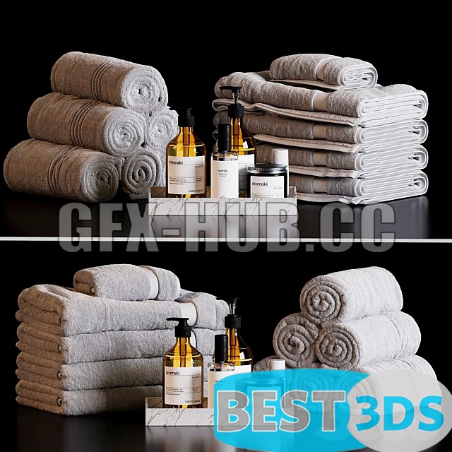 Serviettes de bain — set 27