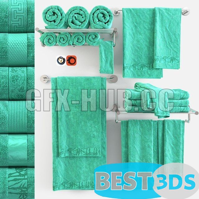 Serviettes de bain — set 33