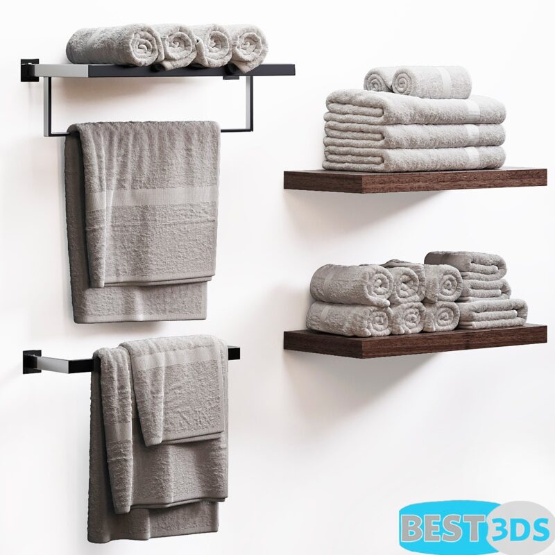 Serviettes de bain — set 35