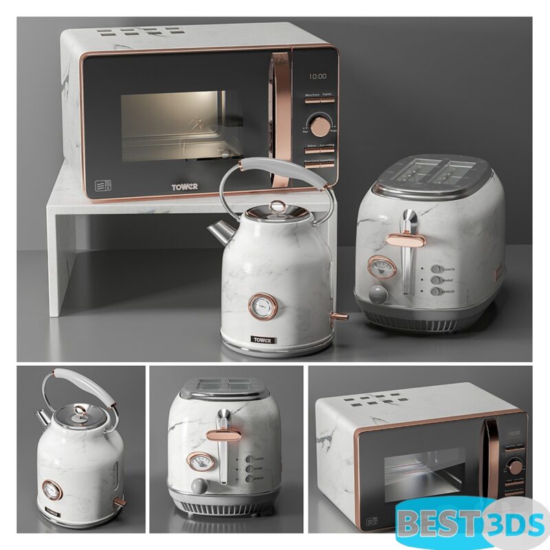 Tower Rose Gold Set