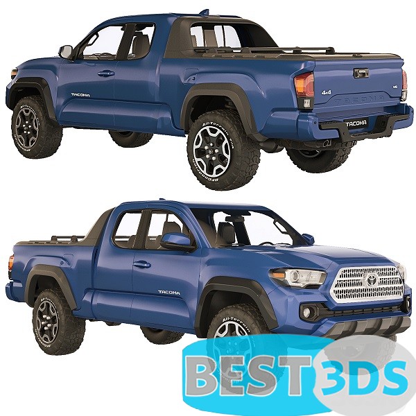 Toyota Tacoma Extended 3D Model