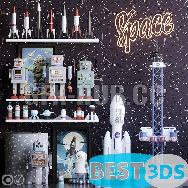 Pack model 3D- Equipement D'enfant – Image 6