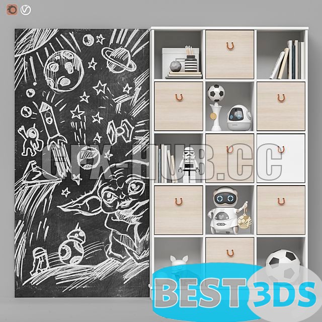 Pack model 3D- Equipement D'enfant – Image 20