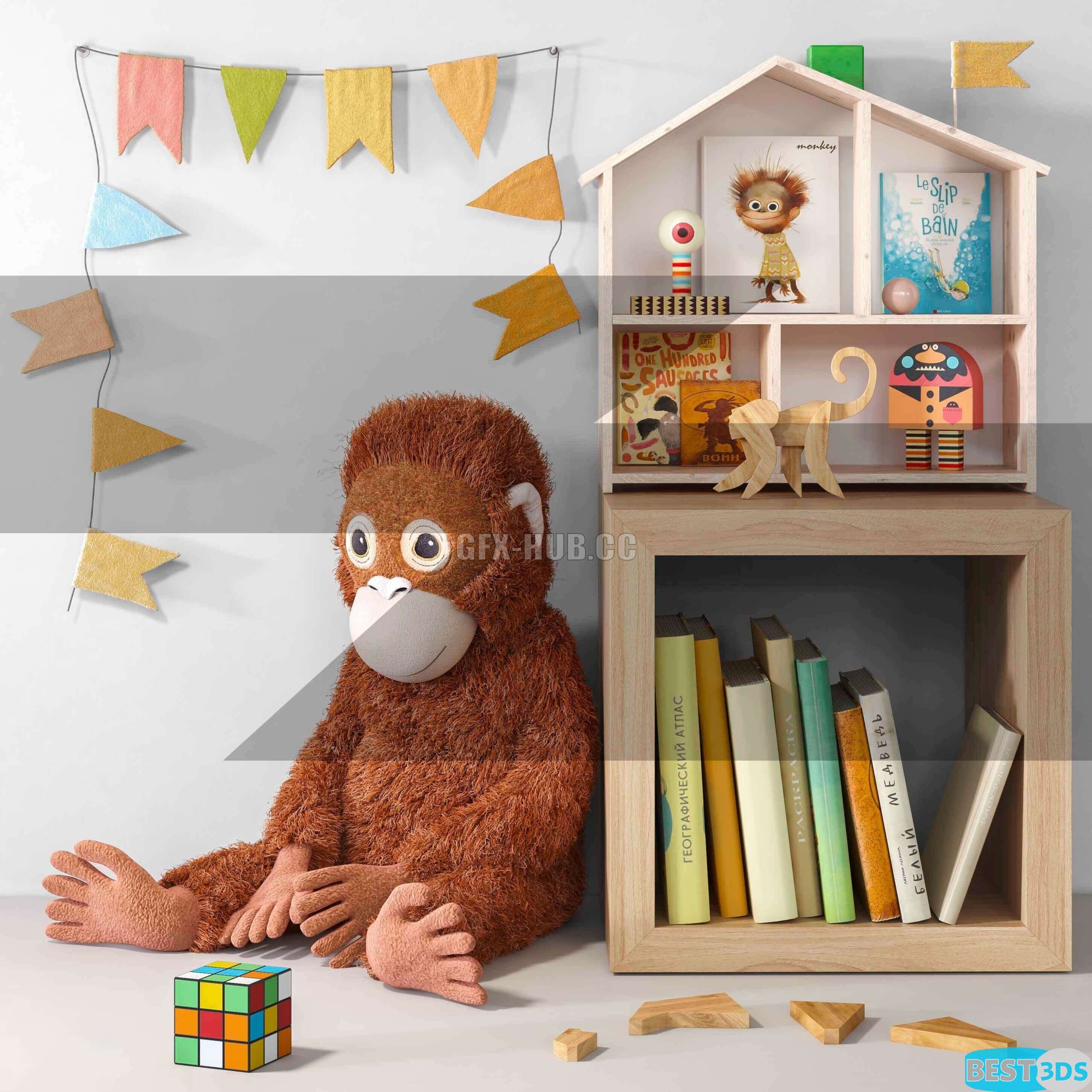 Pack model 3D- Equipement D'enfant – Image 27