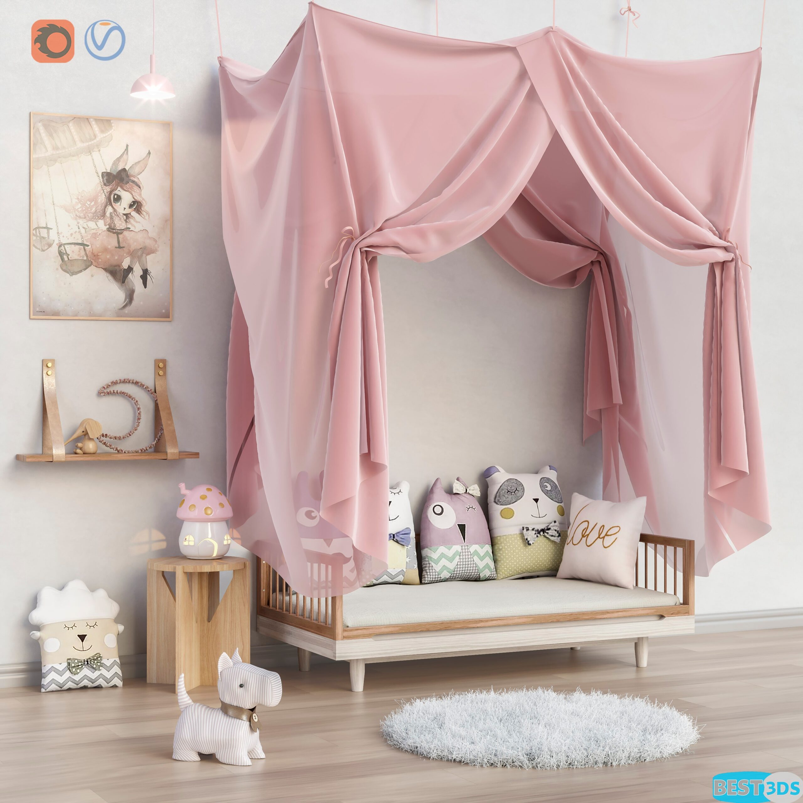 Pack model 3D- Equipement D'enfant – Image 40