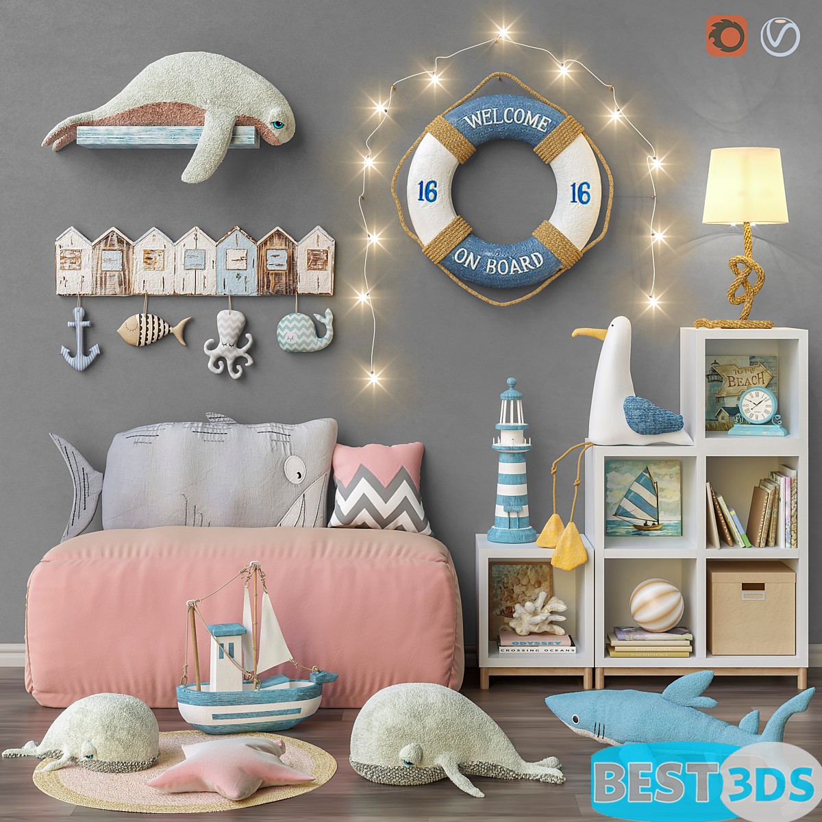 Pack model 3D- Equipement D'enfant – Image 41