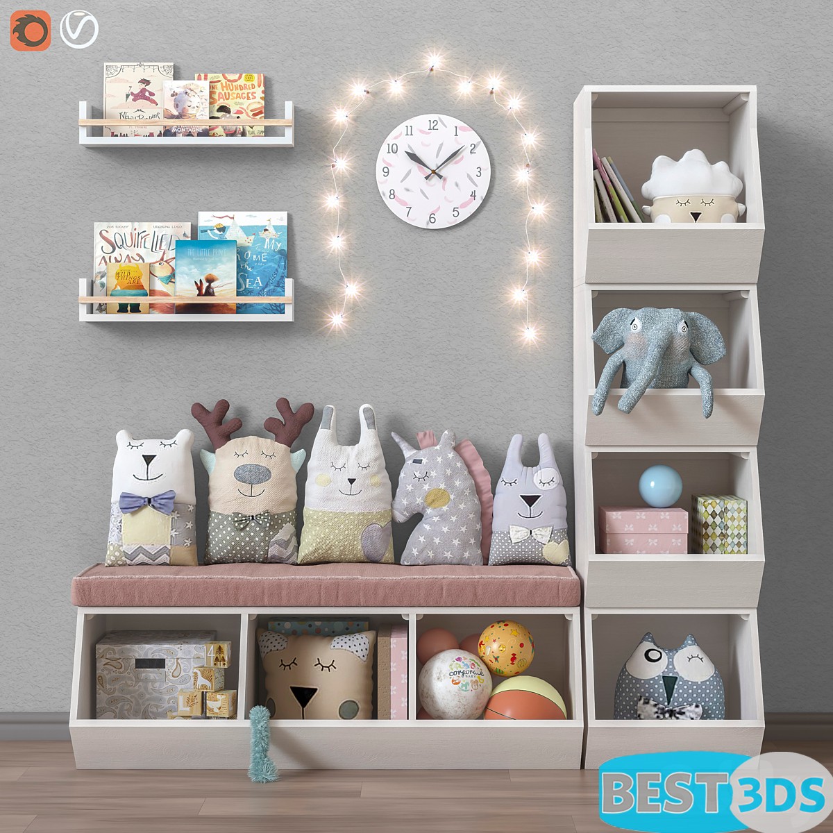 Pack model 3D- Equipement D'enfant – Image 30