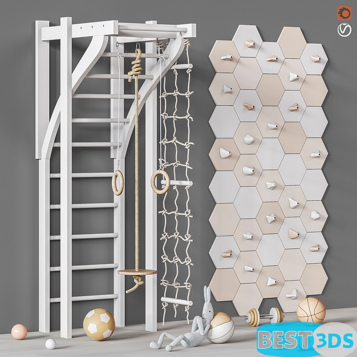 Pack model 3D- Equipement D'enfant – Image 15