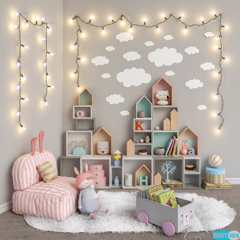Jouets et mobilier set 7