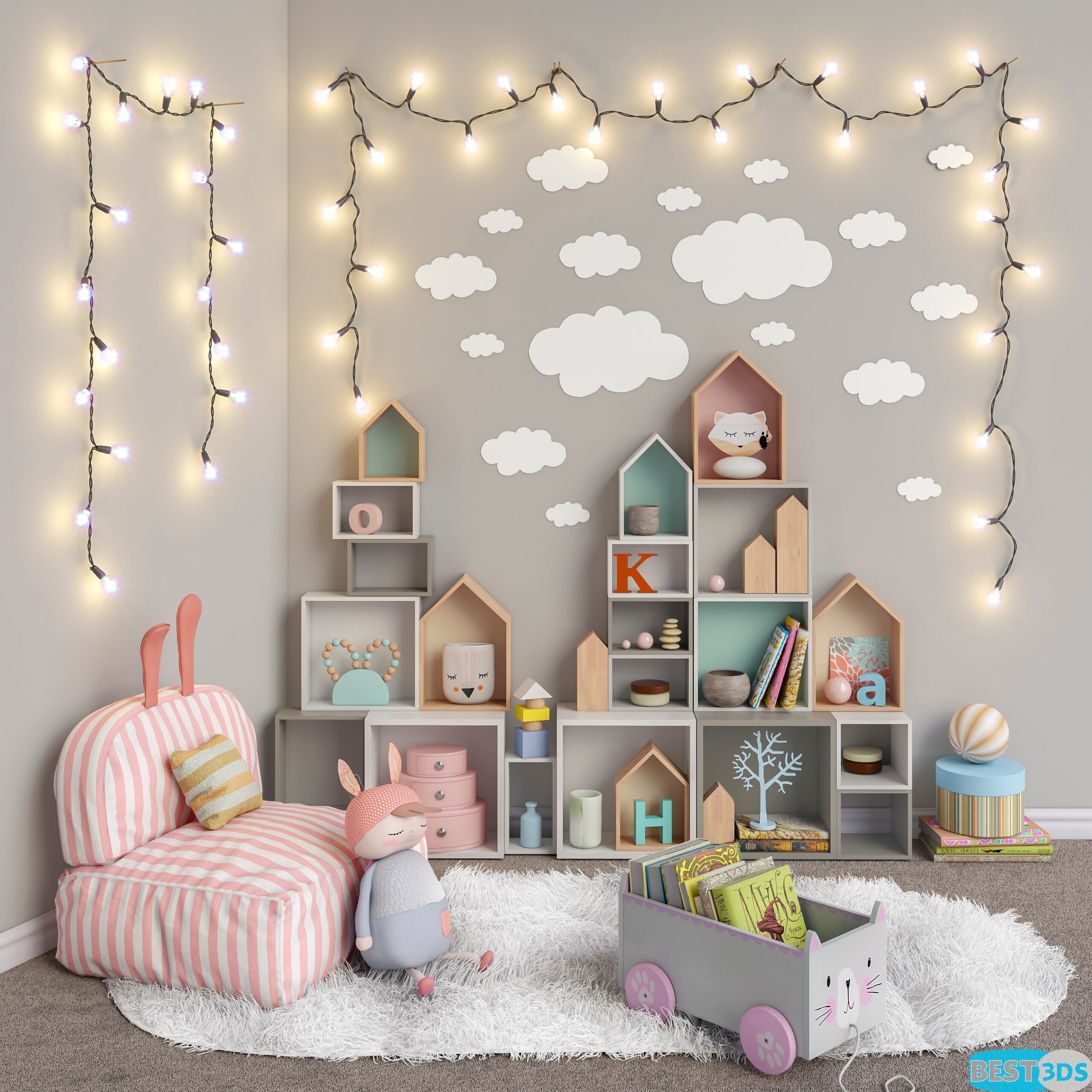 Pack model 3D- Equipement D'enfant – Image 38