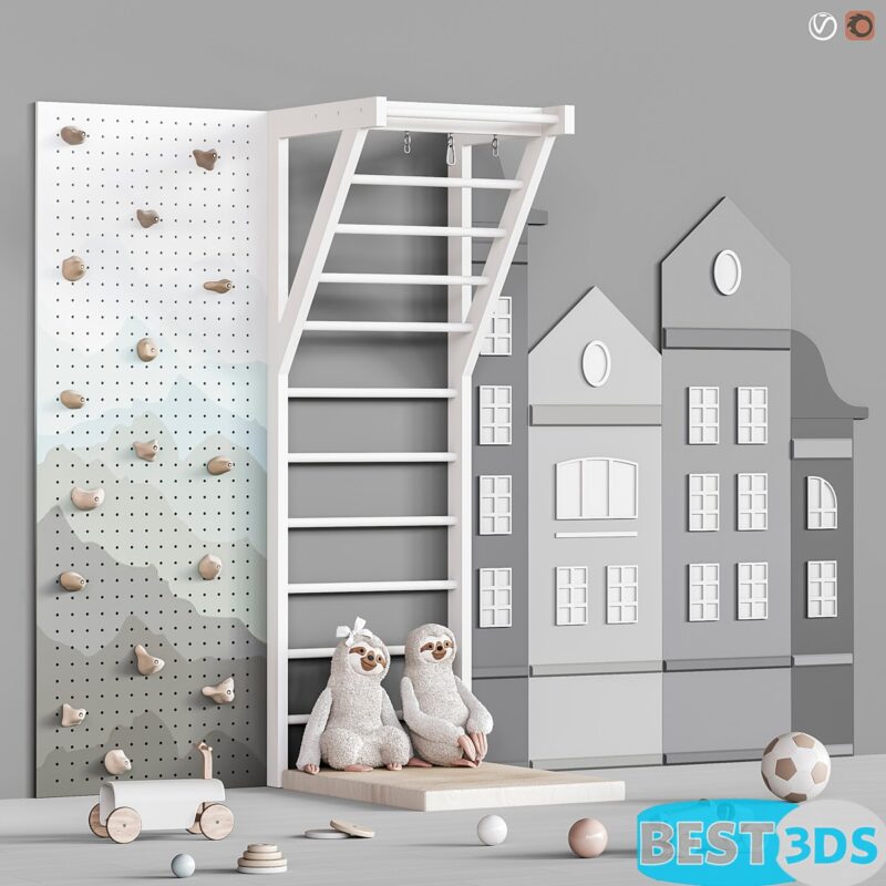 Jouets et mobilier set 86