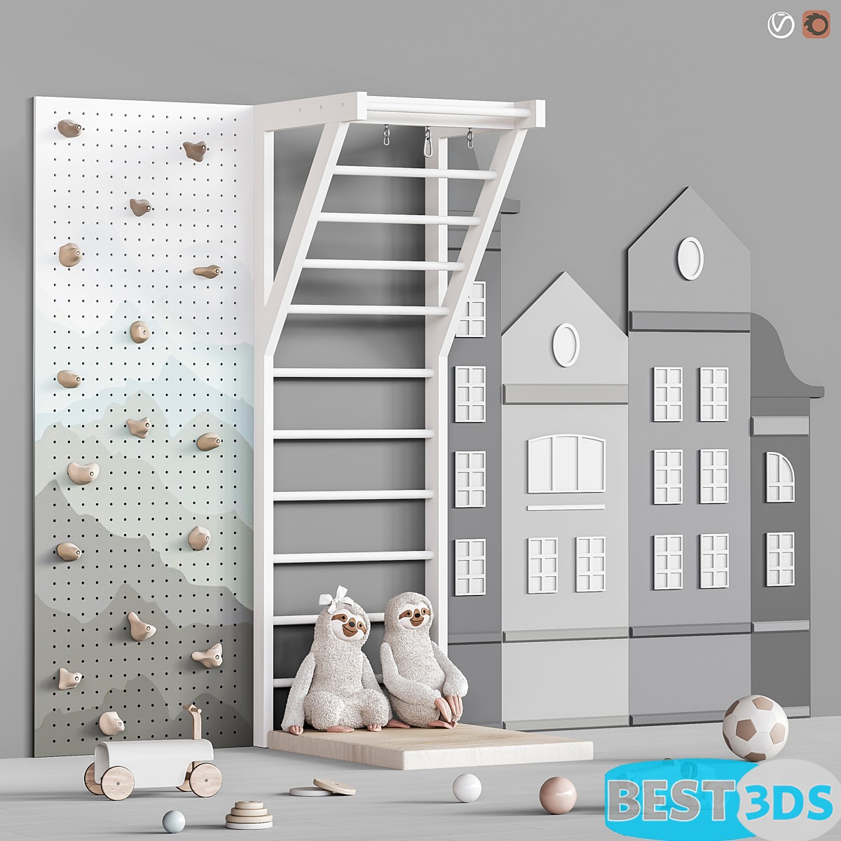 Pack model 3D- Equipement D'enfant – Image 17