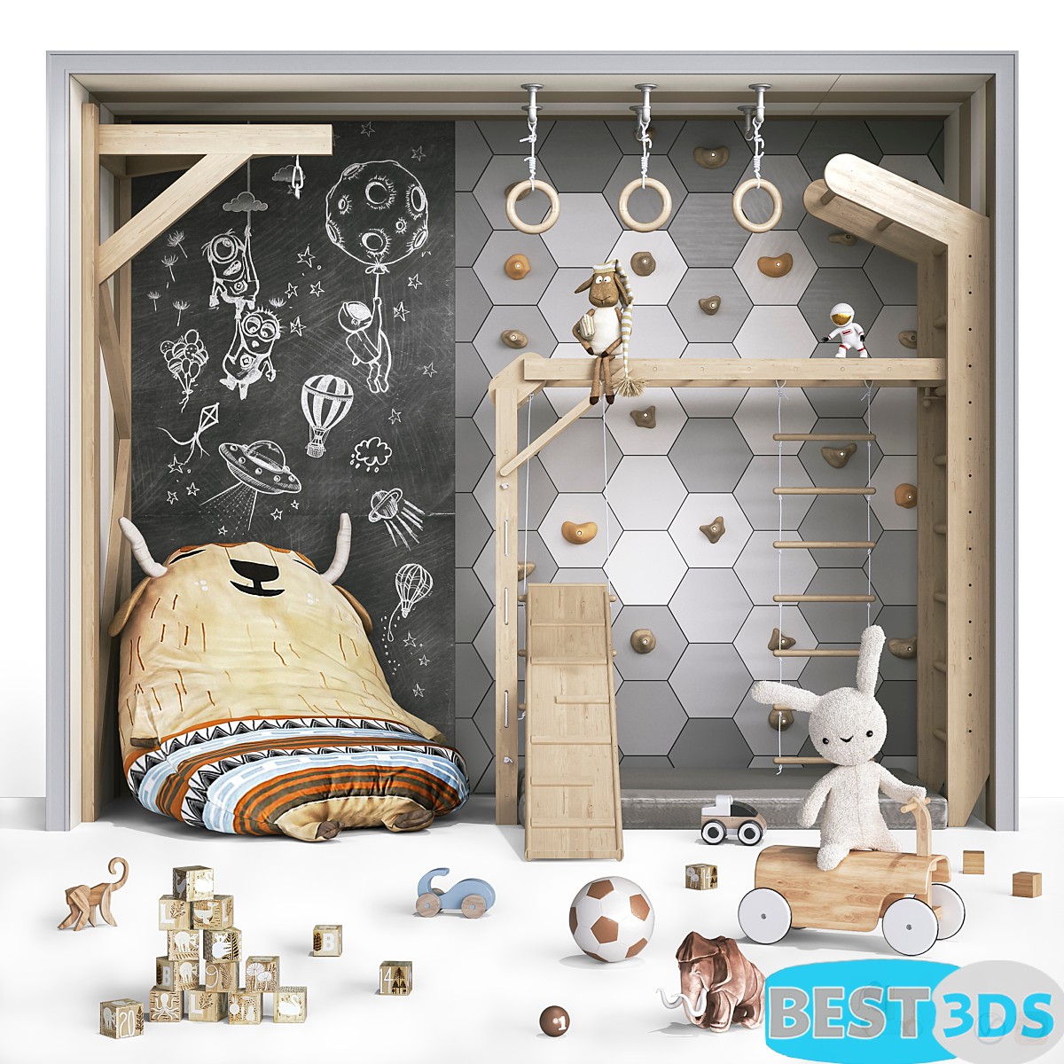 Pack model 3D- Equipement D'enfant – Image 44