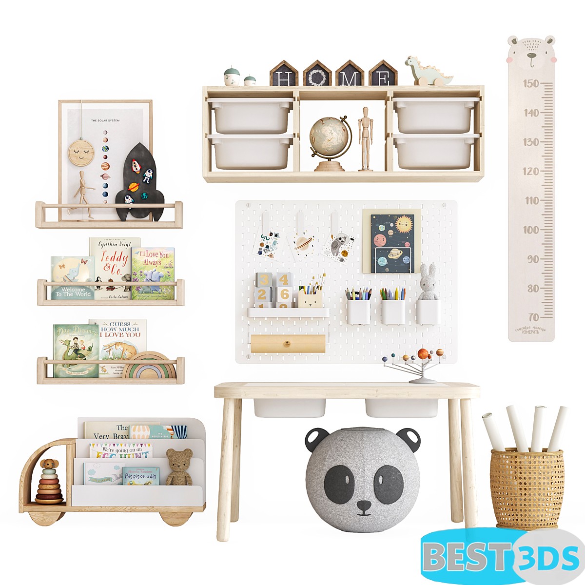 Pack model 3D- Equipement D'enfant – Image 12