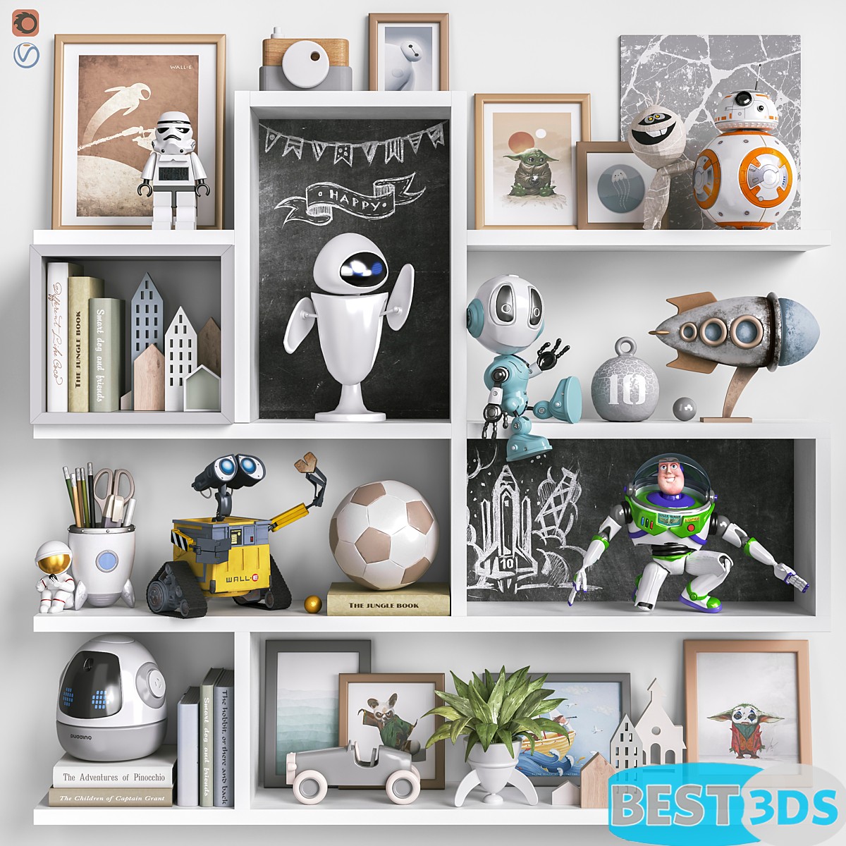 Pack model 3D- Equipement D'enfant – Image 10