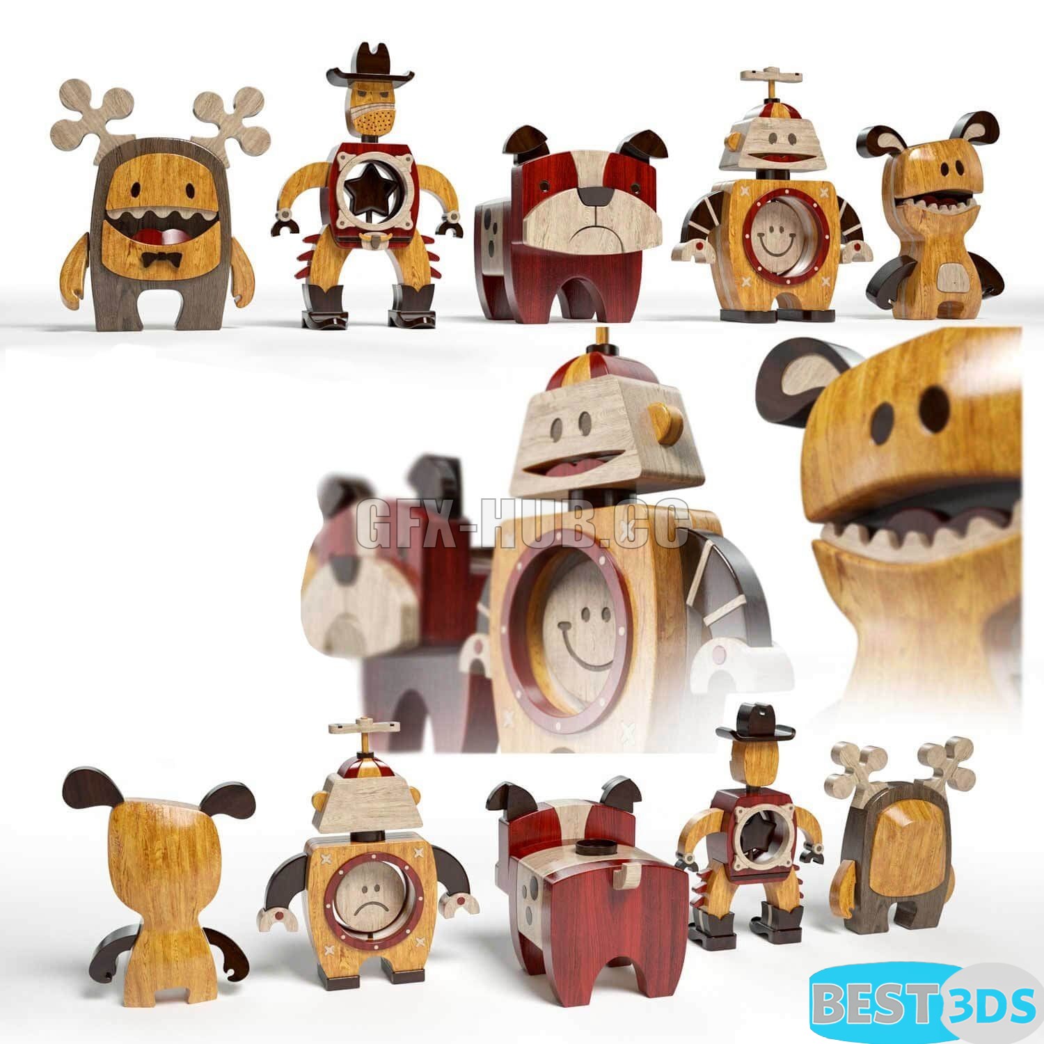 Pack model 3D- Equipement D'enfant – Image 9