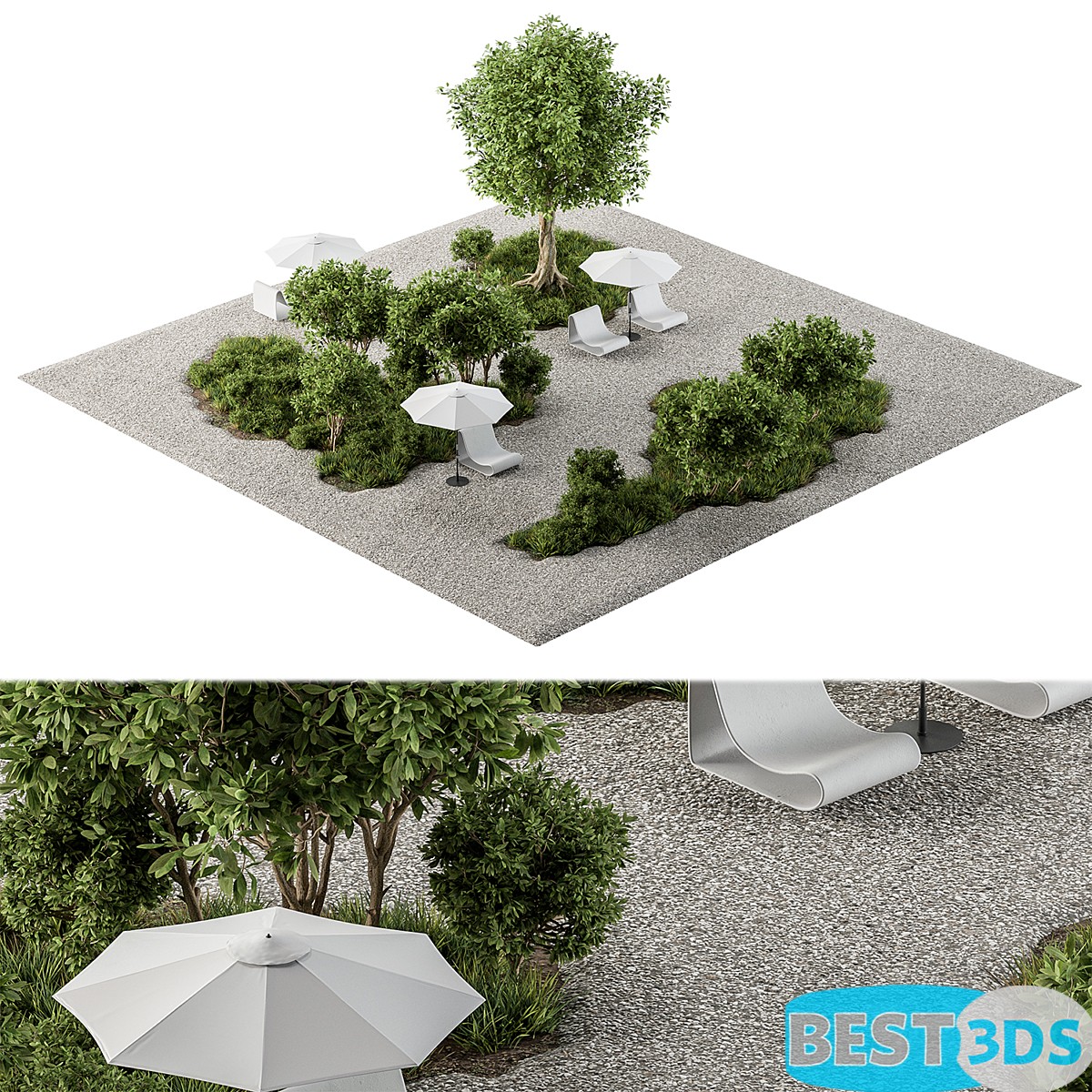 Pack model 3D- Buisson – Image 4