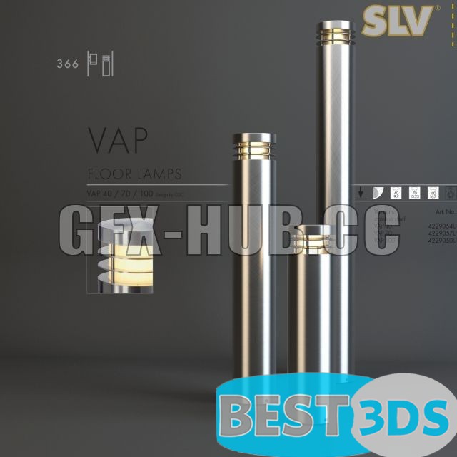 Éclairage extérieur – VAP 40-70-100 by SLV Lighting