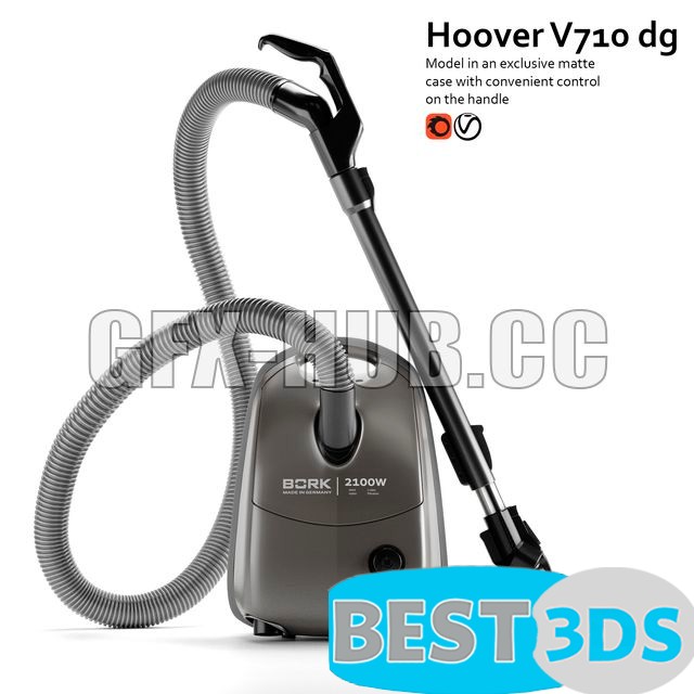 Modèle 3D cleaner BORK V710
