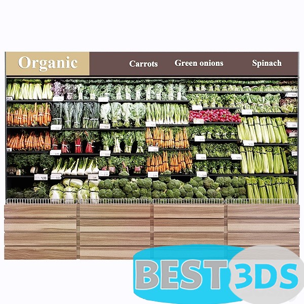 Vitrine réfrigérée légumes