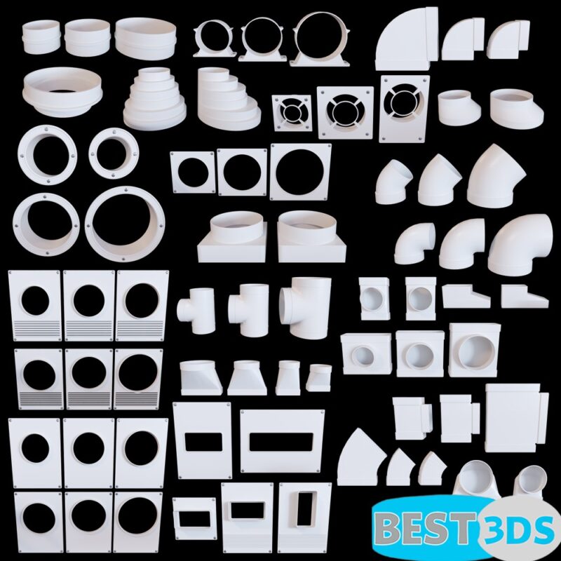 Modèle 3D de Ventilation System
