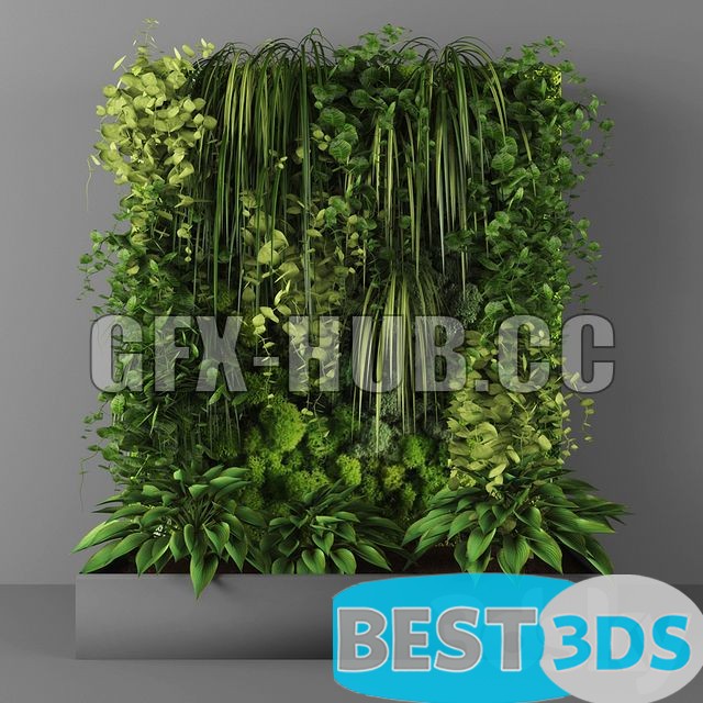 Modèle 3D de Vertical Garden 096