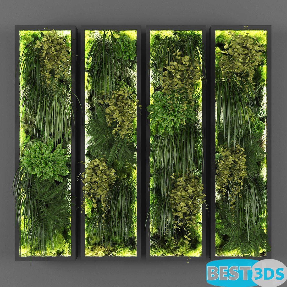 Pack model 3D- Végétations Murale – Image 18