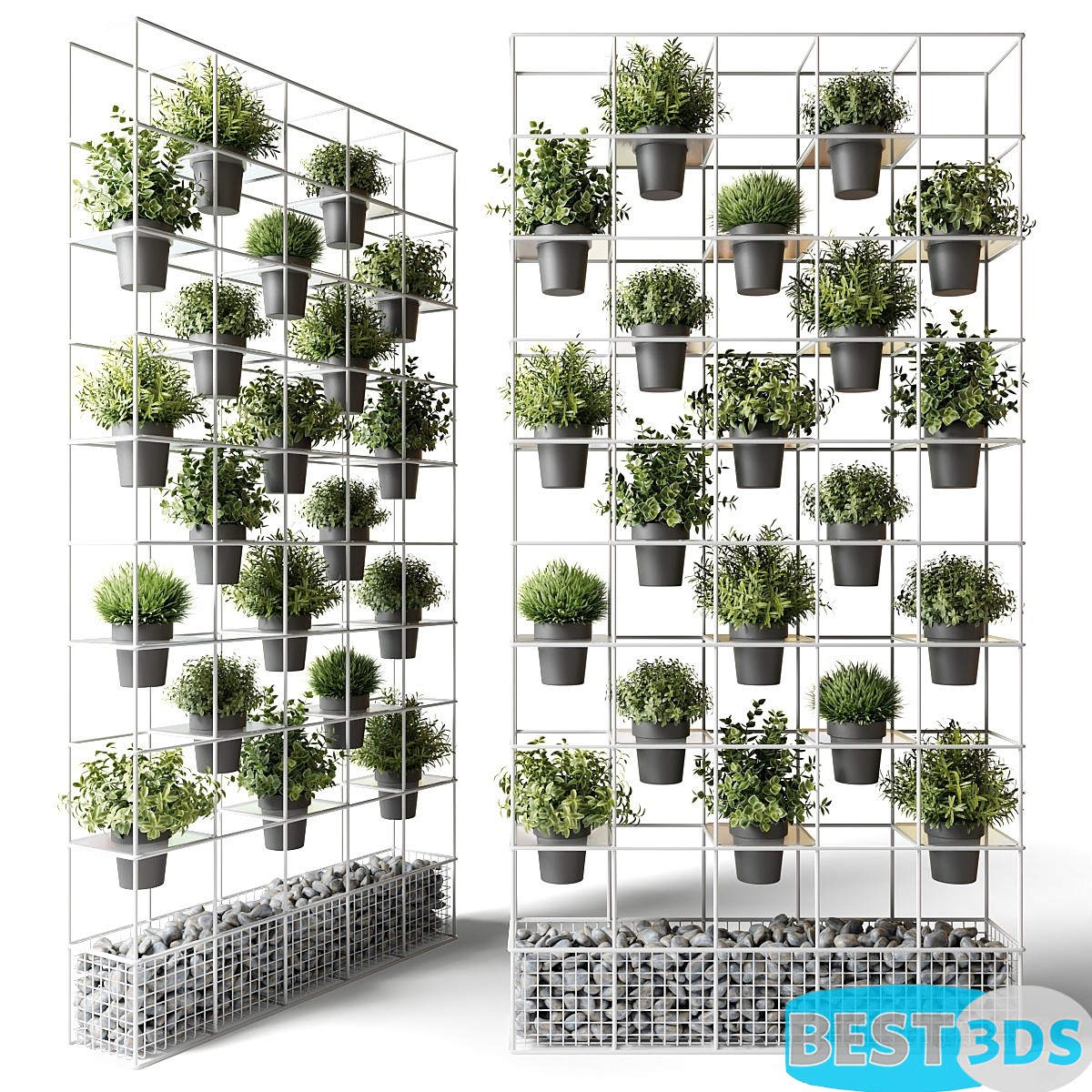 Pack model 3D- Végétations Murale – Image 16
