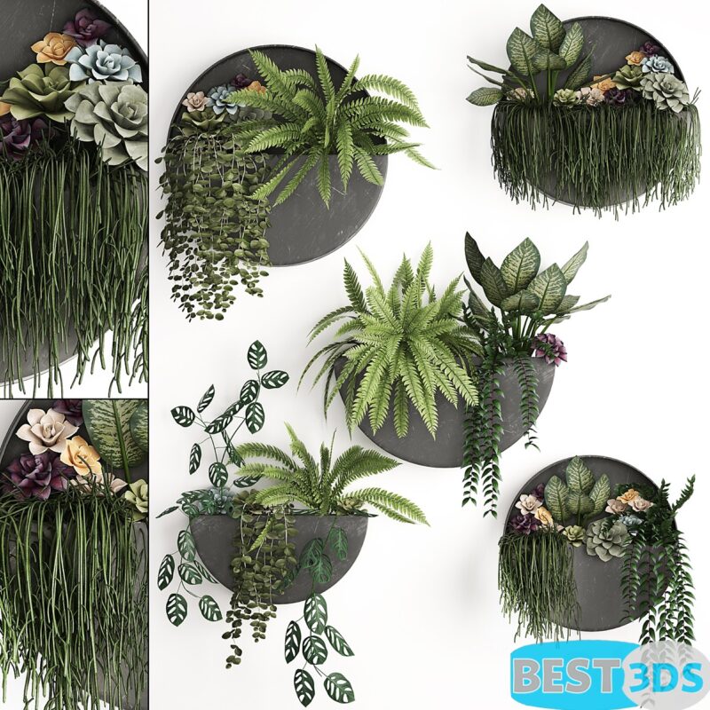 Modèle 3D de Vertical gardening 56