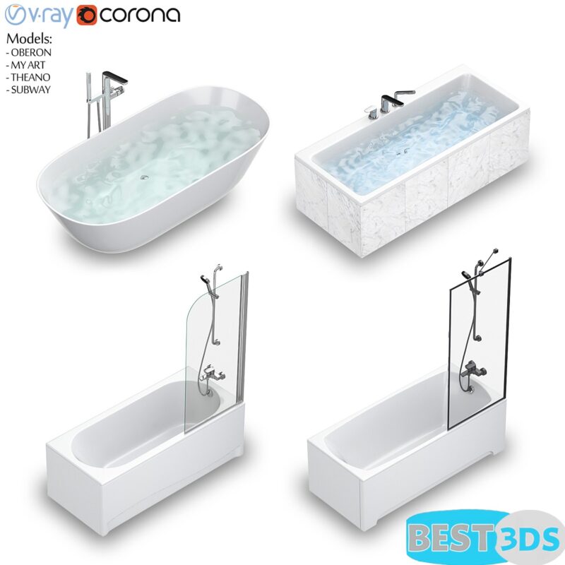Pack bain Villeroy & Boch — Oberon / Subway / My Art / Theano