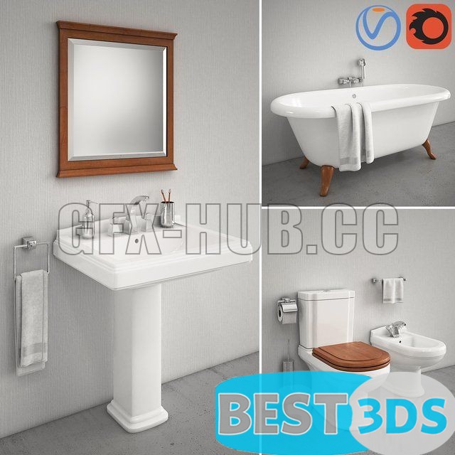 Élément de salle de bain-Villeroy and Boch Hommage 2