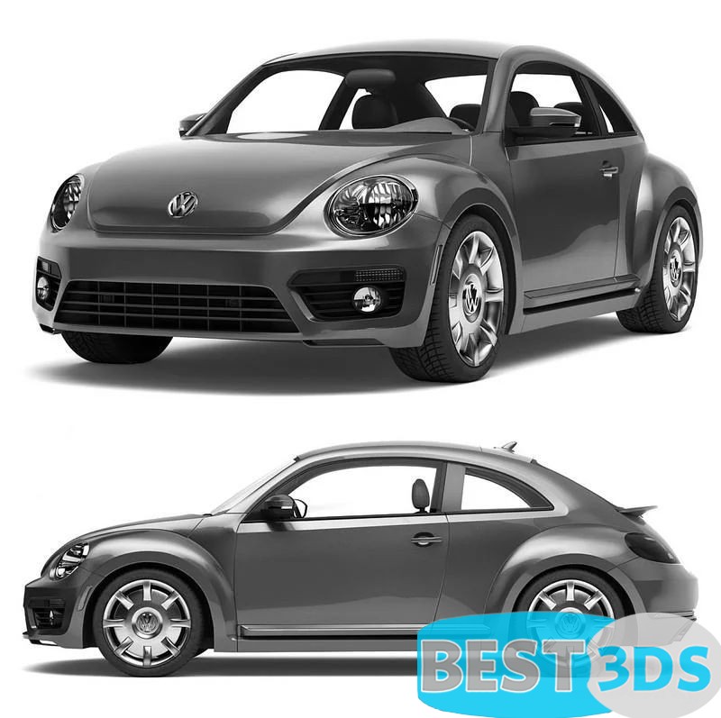 Volkswagen gris 3D Model